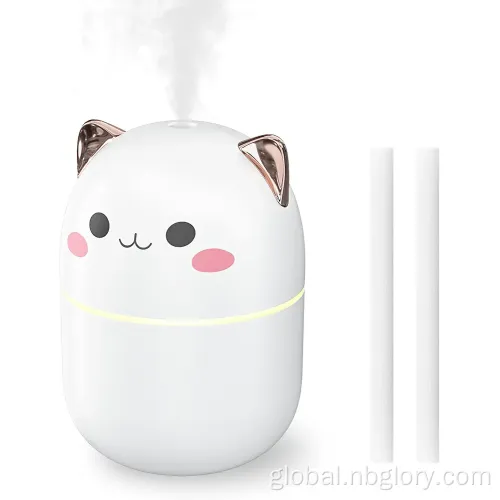 Colour Changing Lamp Humidifier Diffuser Ultrasonic Air Humidifiers Free Sample Lamp Baby Car Mini Cute Small Air Humidifier Diffuser Manufactory